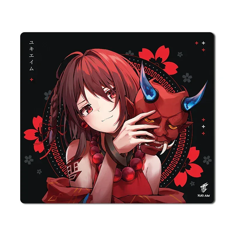 Skypad SORA YUME Glass Gaming Mouse Pad 260x210mm Smooth Frosted Surface Customize Mat FPS Office Esports Game Glass Mouse Pads
