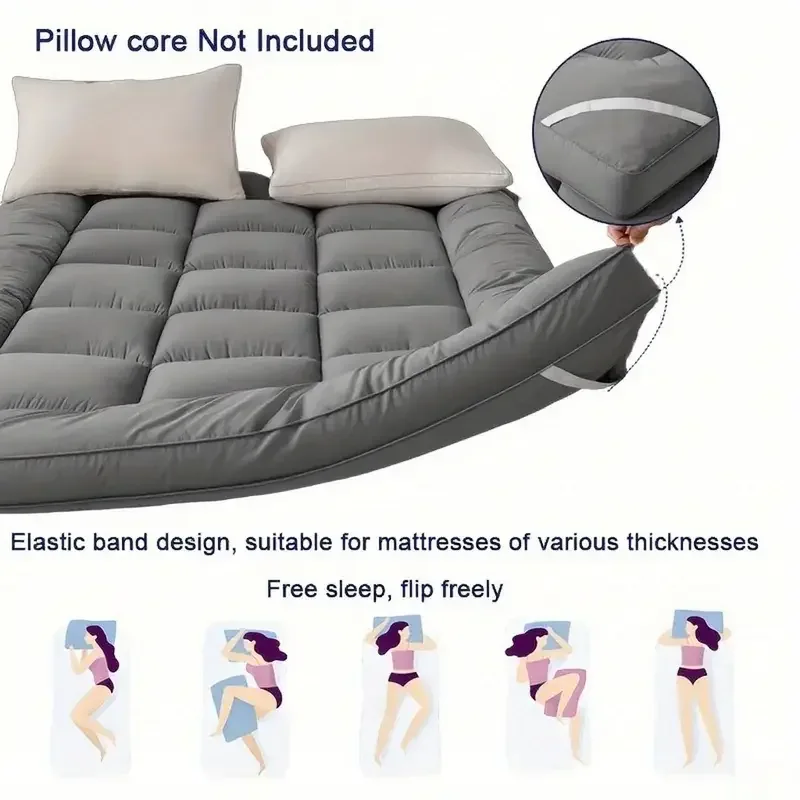 NewestFoldable Lightweight Portable Sleeping Pad/Tatami Mat Japanese Futon Mattress Soft Fabric,Easy Storage & Travel Mattress