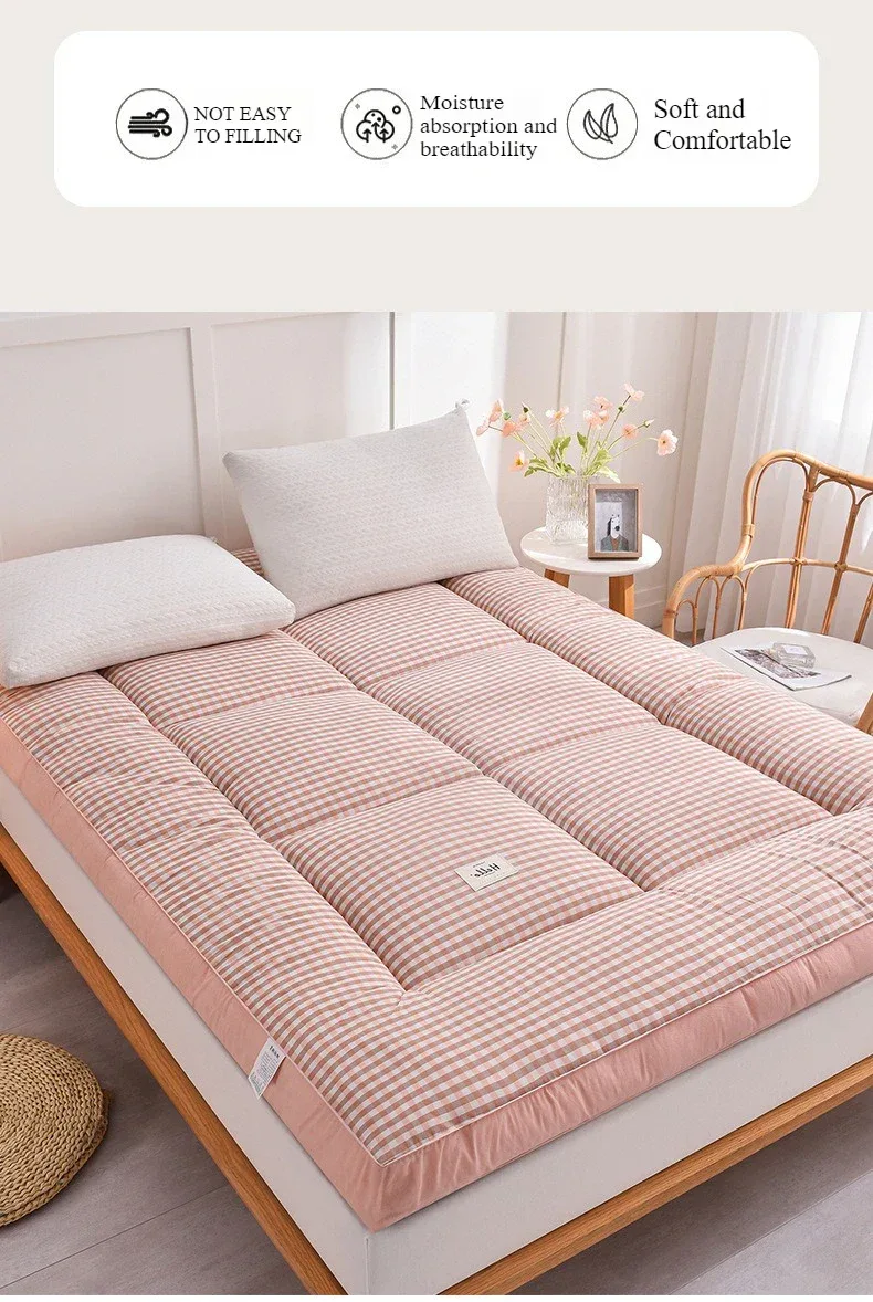 NewestFoldable Lightweight Portable Sleeping Pad/Tatami Mat Japanese Futon Mattress Soft Fabric,Easy Storage & Travel Mattress
