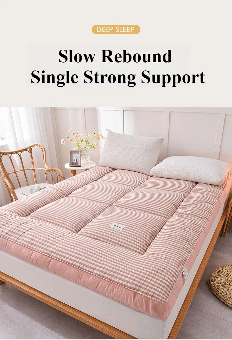 NewestFoldable Lightweight Portable Sleeping Pad/Tatami Mat Japanese Futon Mattress Soft Fabric,Easy Storage & Travel Mattress