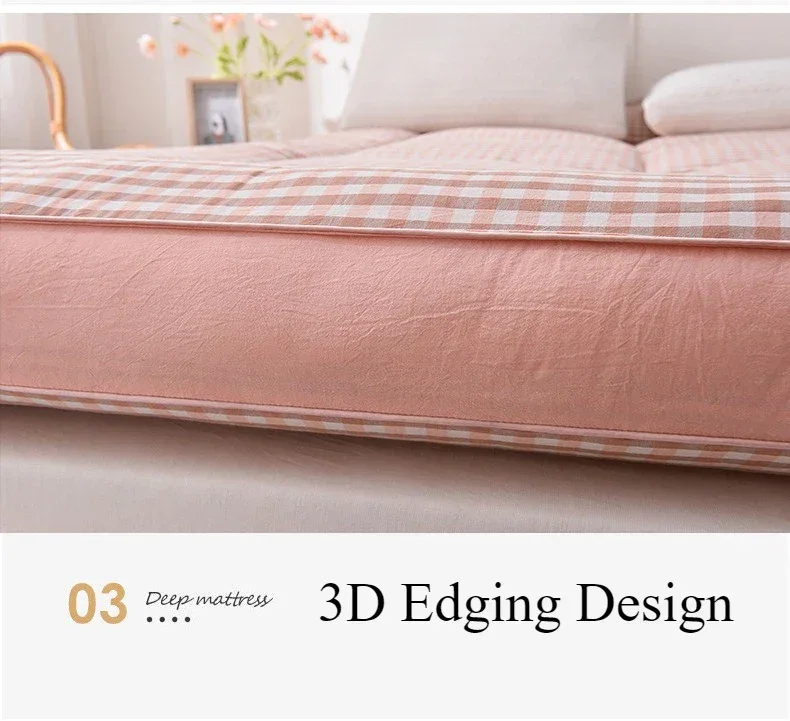 NewestFoldable Lightweight Portable Sleeping Pad/Tatami Mat Japanese Futon Mattress Soft Fabric,Easy Storage & Travel Mattress