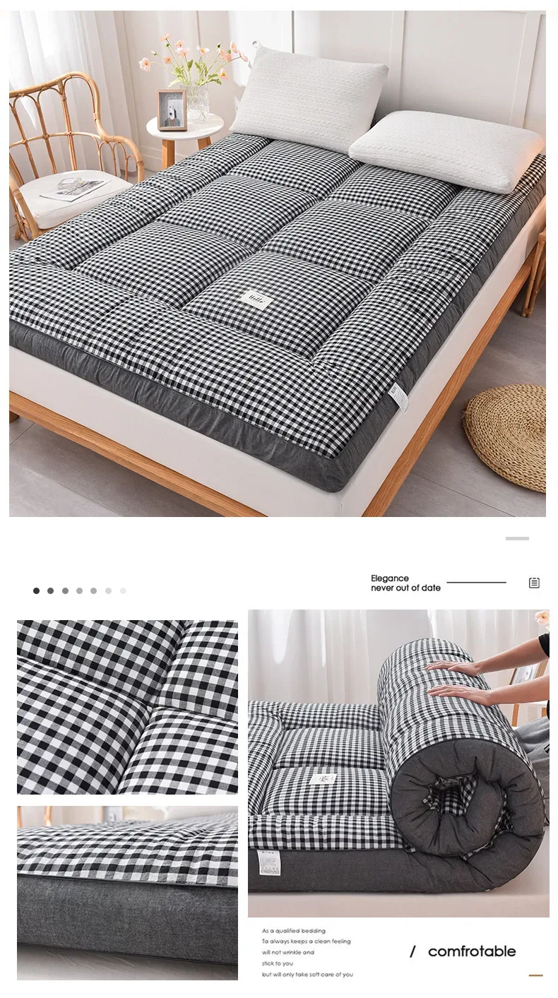 NewestFoldable Lightweight Portable Sleeping Pad/Tatami Mat Japanese Futon Mattress Soft Fabric,Easy Storage & Travel Mattress