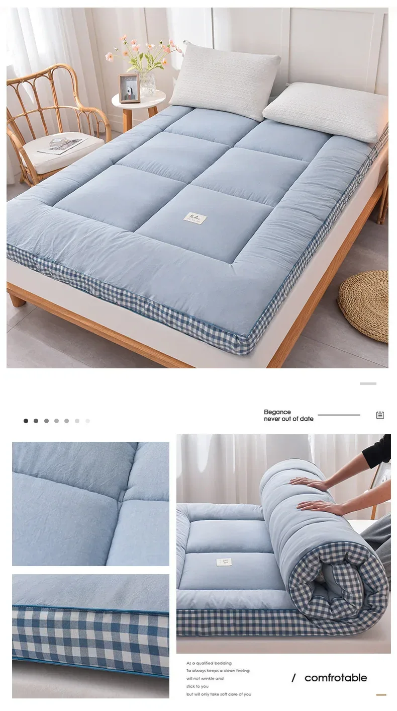 NewestFoldable Lightweight Portable Sleeping Pad/Tatami Mat Japanese Futon Mattress Soft Fabric,Easy Storage & Travel Mattress