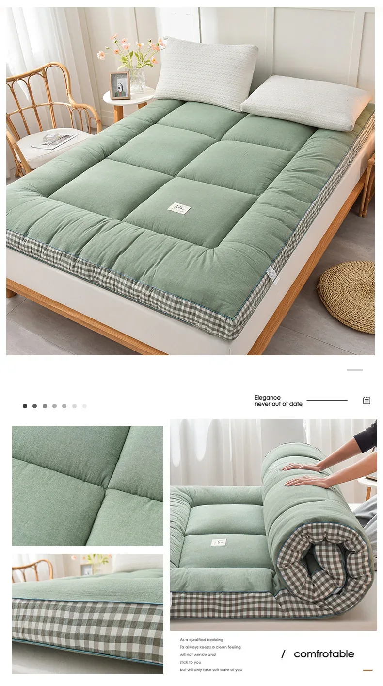 NewestFoldable Lightweight Portable Sleeping Pad/Tatami Mat Japanese Futon Mattress Soft Fabric,Easy Storage & Travel Mattress