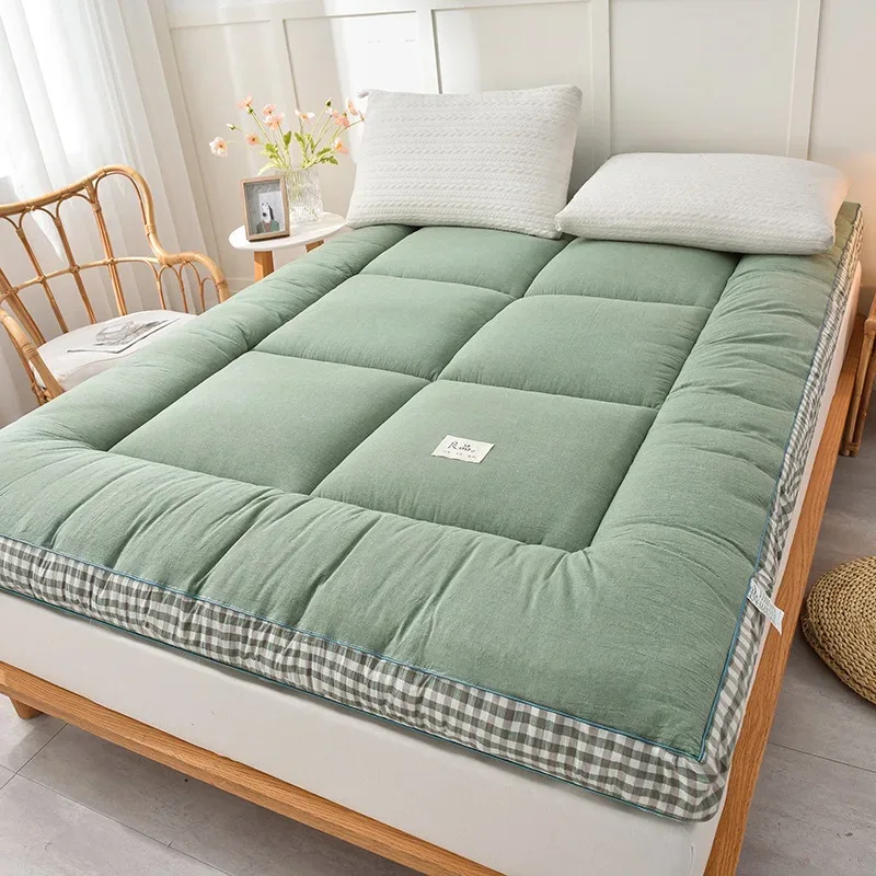 NewestFoldable Lightweight Portable Sleeping Pad/Tatami Mat Japanese Futon Mattress Soft Fabric,Easy Storage & Travel Mattress