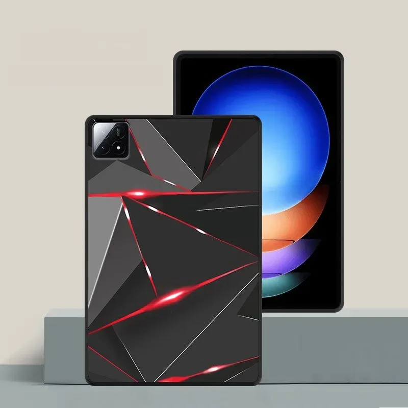 Tablet Case For Xiaomi Pad 6S Pro 12.4'' 2024 Slim Soft TPU Protective Back Cover For Xiaomi Pad 6 Pro 2023 Mi Pad 5/6 Pro 11''