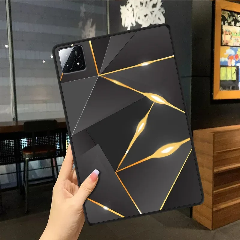 Tablet Case For Xiaomi Pad 6S Pro 12.4'' 2024 Slim Soft TPU Protective Back Cover For Xiaomi Pad 6 Pro 2023 Mi Pad 5/6 Pro 11''