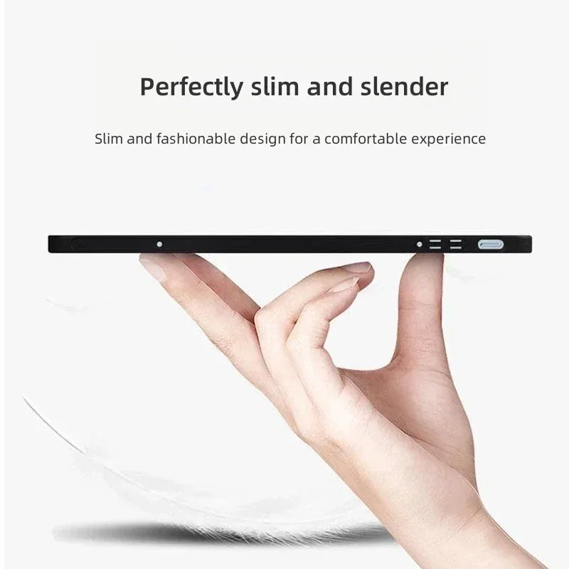 Tablet Case For Xiaomi Pad 6S Pro 12.4'' 2024 Slim Soft TPU Protective Back Cover For Xiaomi Pad 6 Pro 2023 Mi Pad 5/6 Pro 11''