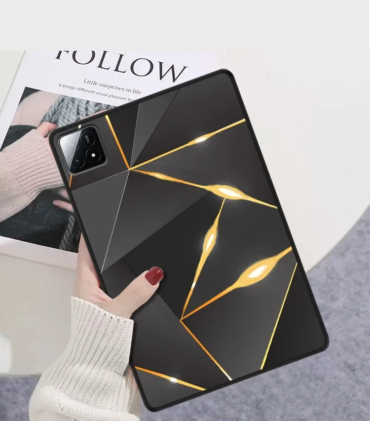 Tablet Case For Xiaomi Pad 6S Pro 12.4'' 2024 Slim Soft TPU Protective Back Cover For Xiaomi Pad 6 Pro 2023 Mi Pad 5/6 Pro 11''