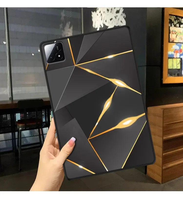 Tablet Case For Xiaomi Pad 6S Pro 12.4'' 2024 Slim Soft TPU Protective Back Cover For Xiaomi Pad 6 Pro 2023 Mi Pad 5/6 Pro 11''