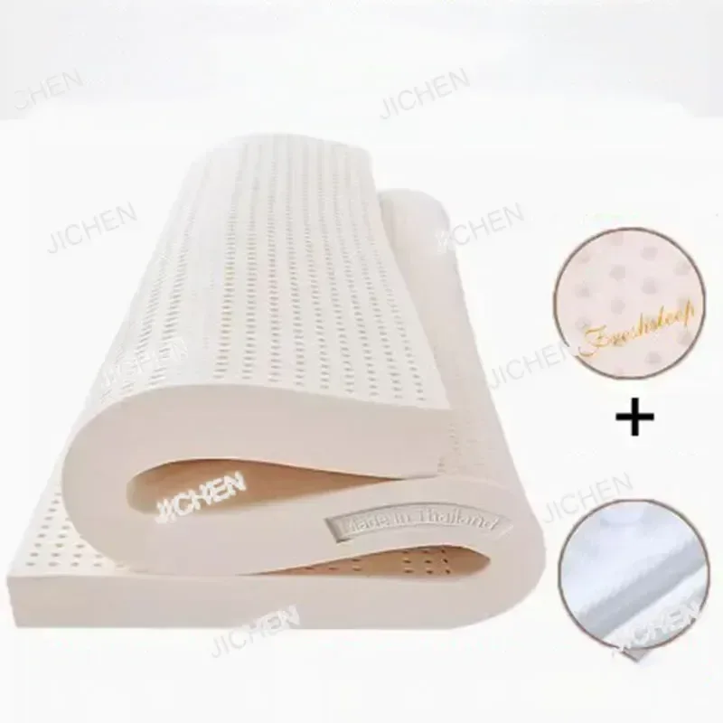 HQC Natural Latex Double Mattresses King Size Molblly Foldable Latex Mattresses Twin Queen Folding Colchon Matrimonial Furnitur