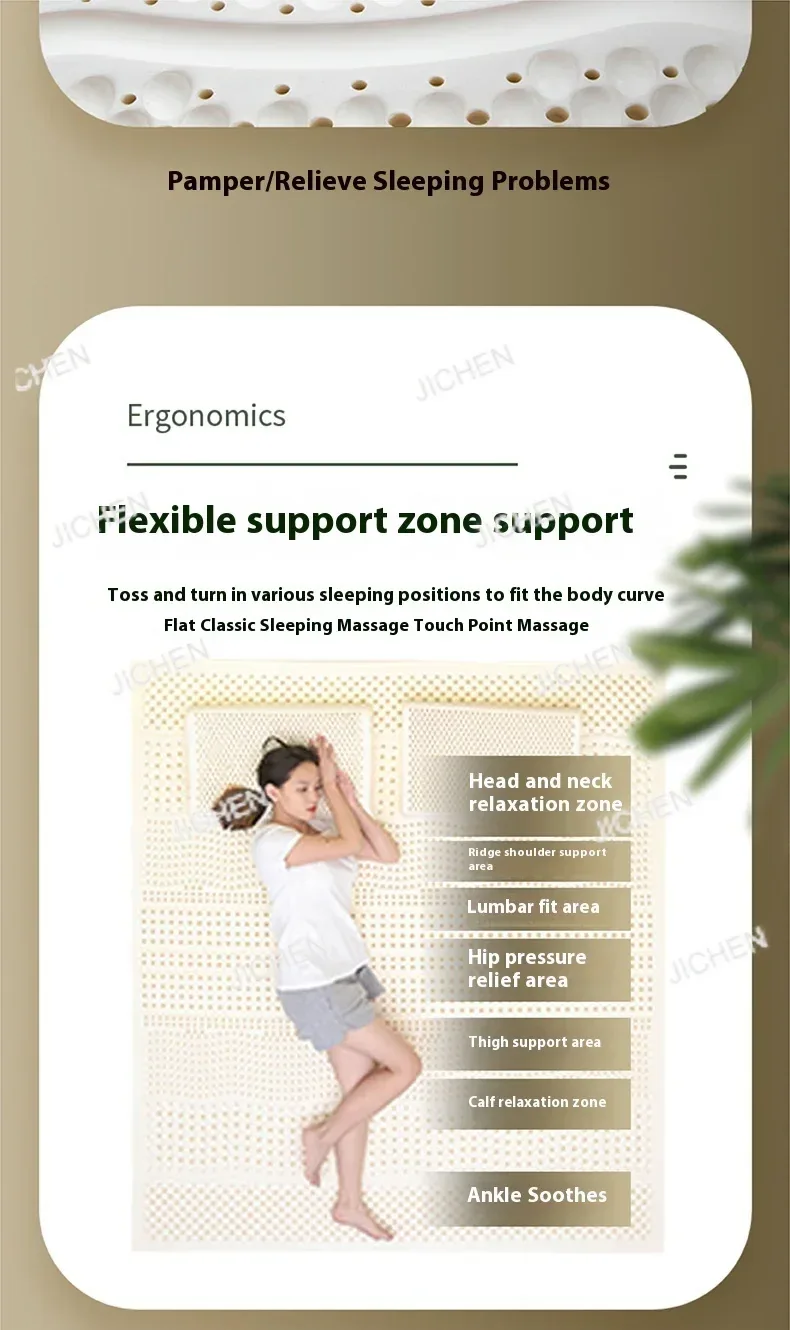 HQC Natural Latex Double Mattresses King Size Molblly Foldable Latex Mattresses Twin Queen Folding Colchon Matrimonial Furnitur