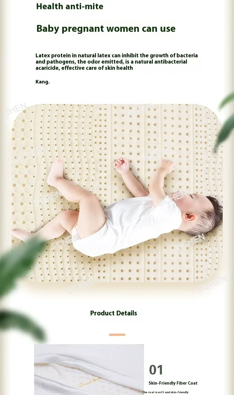 HQC Natural Latex Double Mattresses King Size Molblly Foldable Latex Mattresses Twin Queen Folding Colchon Matrimonial Furnitur