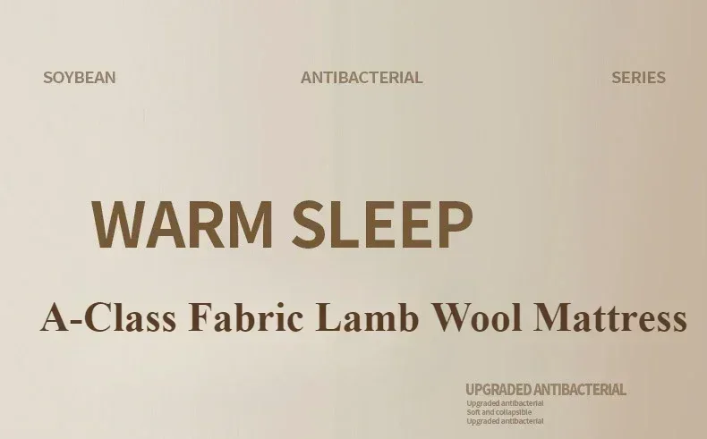 Thicken Winter Warm Lamb Cashmere Mattress High Quality Household Soft Pad Tatami Floor Mat Student Dormitory Single Mattresses