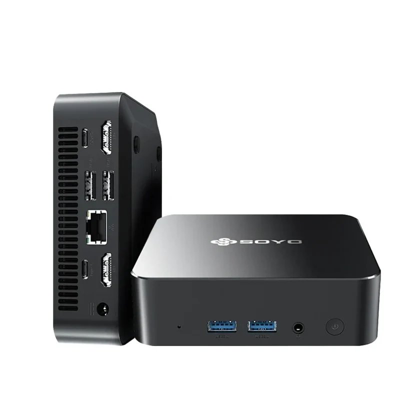 SOYO M4 PLUS2 Mini PC Intel Alder Lake N150 Windows 11 Pro Mini PC 16GB DDR4 512GB PCIe M.2 SSD WiFi 5 BT4.2 Desktop Computer