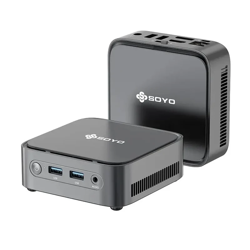 SOYO M4 PLUS2 Mini PC Intel Alder Lake N150 Windows 11 Pro Mini PC 16GB DDR4 512GB PCIe M.2 SSD WiFi 5 BT4.2 Desktop Computer