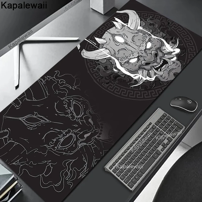 Oni Mouse Pad Gaming Mousemat Large Desk Mat Pc Gamer Accessoires Mousepad Speed Keyboard Pads XXL 900x400 Keyboard Mousepad