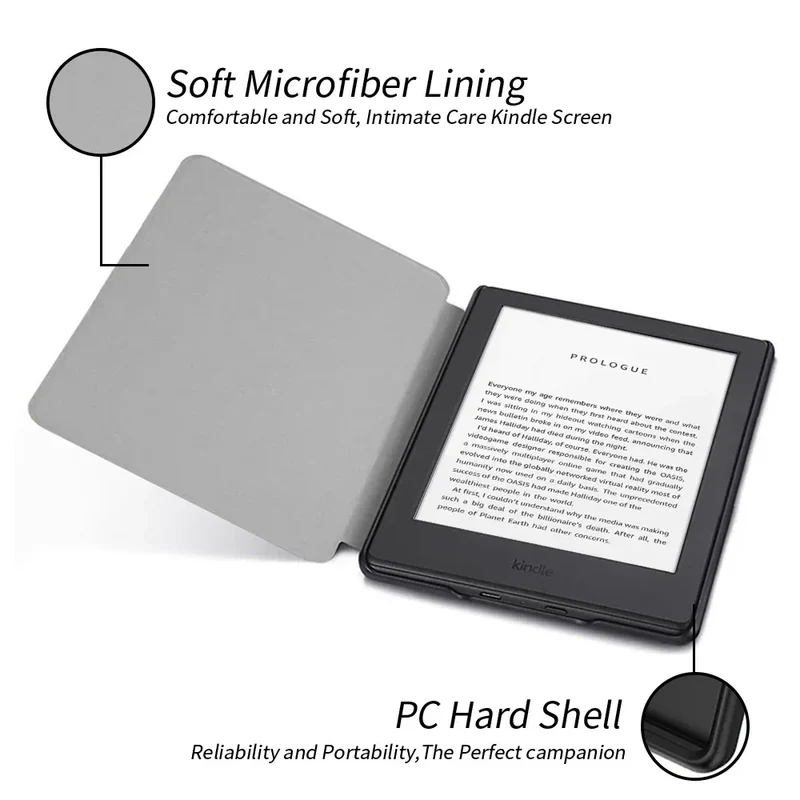 Twosheep Kindle protective cover, suitable for Kindle paperwhite 12th Gen 7inch and kindle 11th Gen, with flip unlocking case