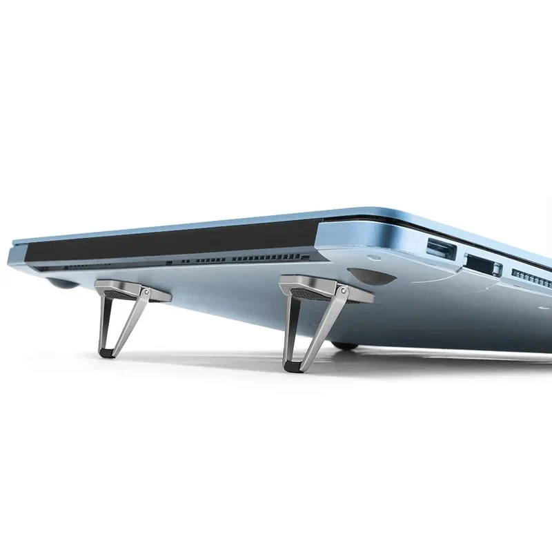Foldable Metal Laptop Stand Universal Non-slip Bracket Support for Macbook Pro Air Lenovo Notebook Laptops Mount Holder Feets