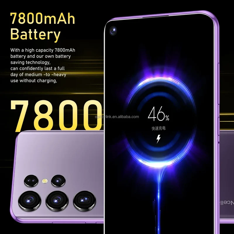 Hot Selling 5G Smartphone S24 S25 Ultra Telephone 7.3 Inch Android Phones Unlocked 16G+1TB Cellphone Mobile Phones 4G 5G