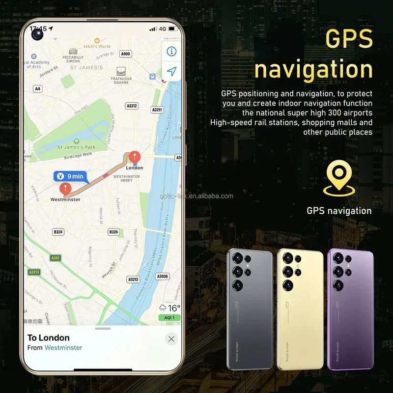 Hot Selling 5G Smartphone S24 S25 Ultra Telephone 7.3 Inch Android Phones Unlocked 16G+1TB Cellphone Mobile Phones 4G 5G