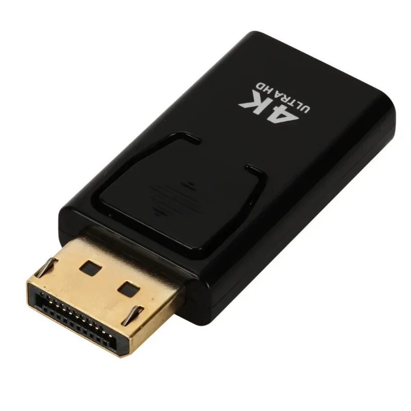 HD 4K DisplayPort To HDMI-compatible Adapter Converter DP Male To Female HDMI-compatible HDTV Adapter Video Audio PC Laptop