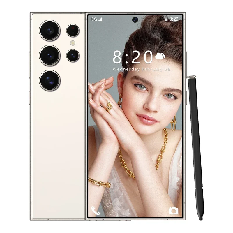 Wholesales S24 Ultra 7.4inch 512GB Telephone Unlock 4G Smartphone Android 14.0 Cell Phone S23 S24 Mobile Phones