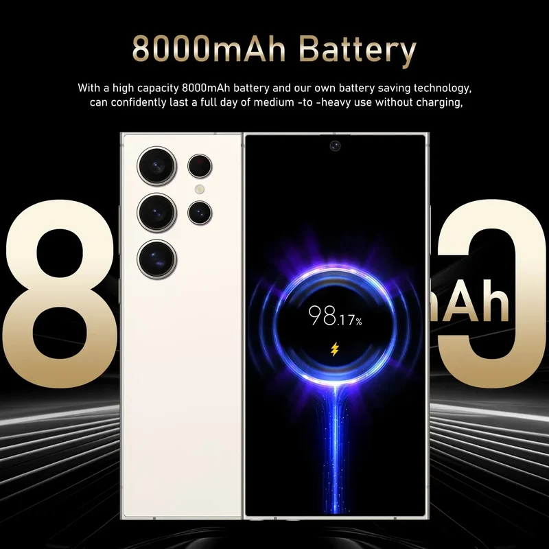 Wholesales S24 Ultra 7.4inch 512GB Telephone Unlock 4G Smartphone Android 14.0 Cell Phone S23 S24 Mobile Phones