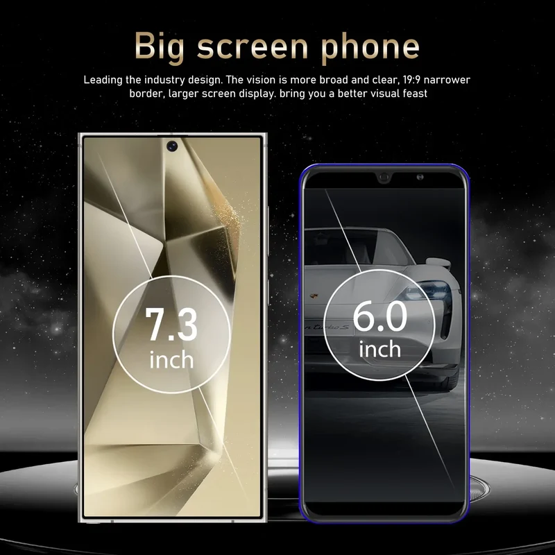 Wholesales S24 Ultra 7.4inch 512GB Telephone Unlock 4G Smartphone Android 14.0 Cell Phone S23 S24 Mobile Phones