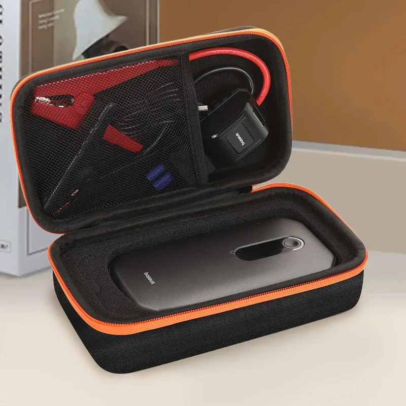 Portable EVA suitcase, travel case, car jump start power supply, car battery charger, storage bag