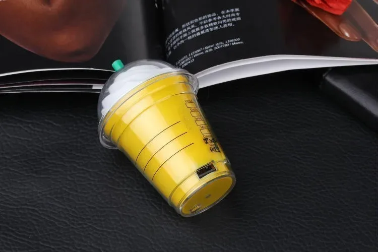 New Hot Sale Starsbuck charger power bank 5200MAh coffee cup external Portable backup Battery Charger universal with Package