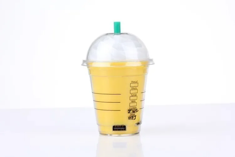 New Hot Sale Starsbuck charger power bank 5200MAh coffee cup external Portable backup Battery Charger universal with Package