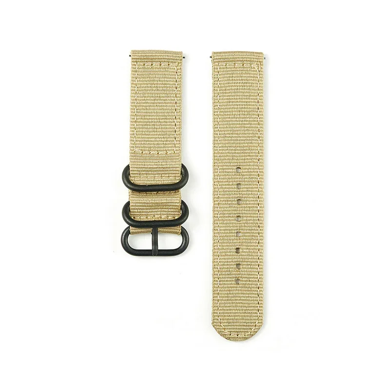 Nylon Watch Band Waterproof Ballistic Nylon One- Military Watch Straps for Men & Women Choice of Color & Width 18mm, 20mm, 22mm
