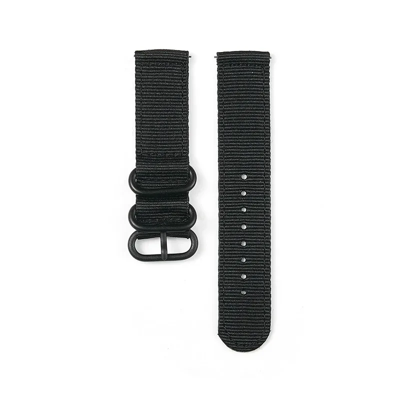 Nylon Watch Band Waterproof Ballistic Nylon One- Military Watch Straps for Men & Women Choice of Color & Width 18mm, 20mm, 22mm