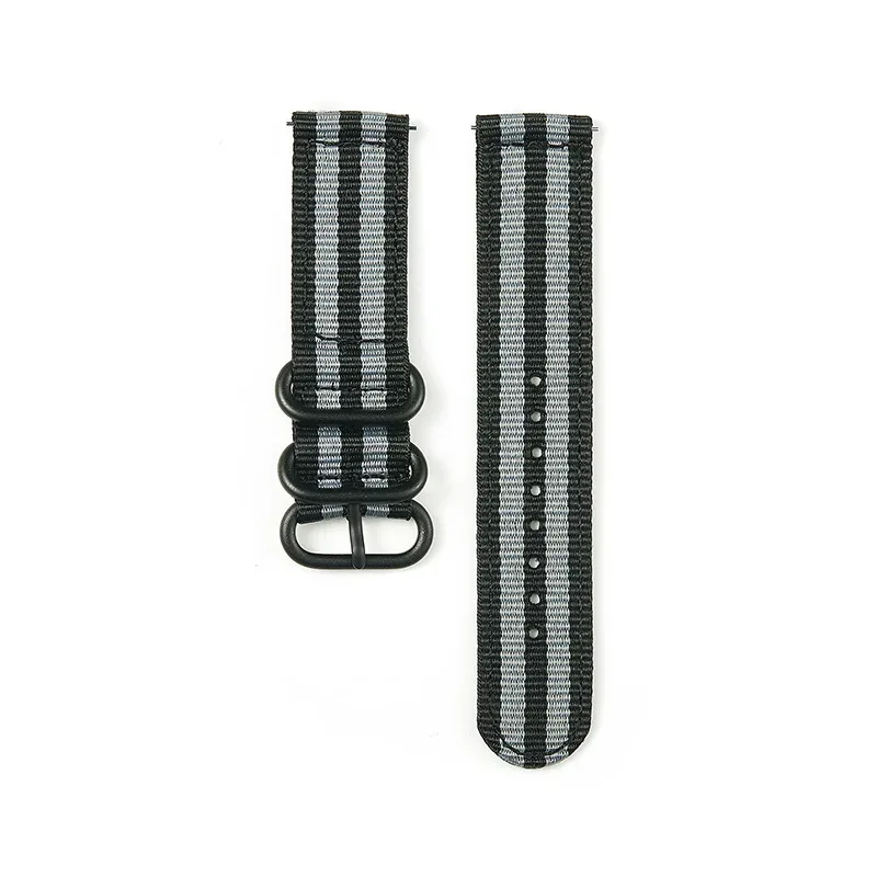 Nylon Watch Band Waterproof Ballistic Nylon One- Military Watch Straps for Men & Women Choice of Color & Width 18mm, 20mm, 22mm