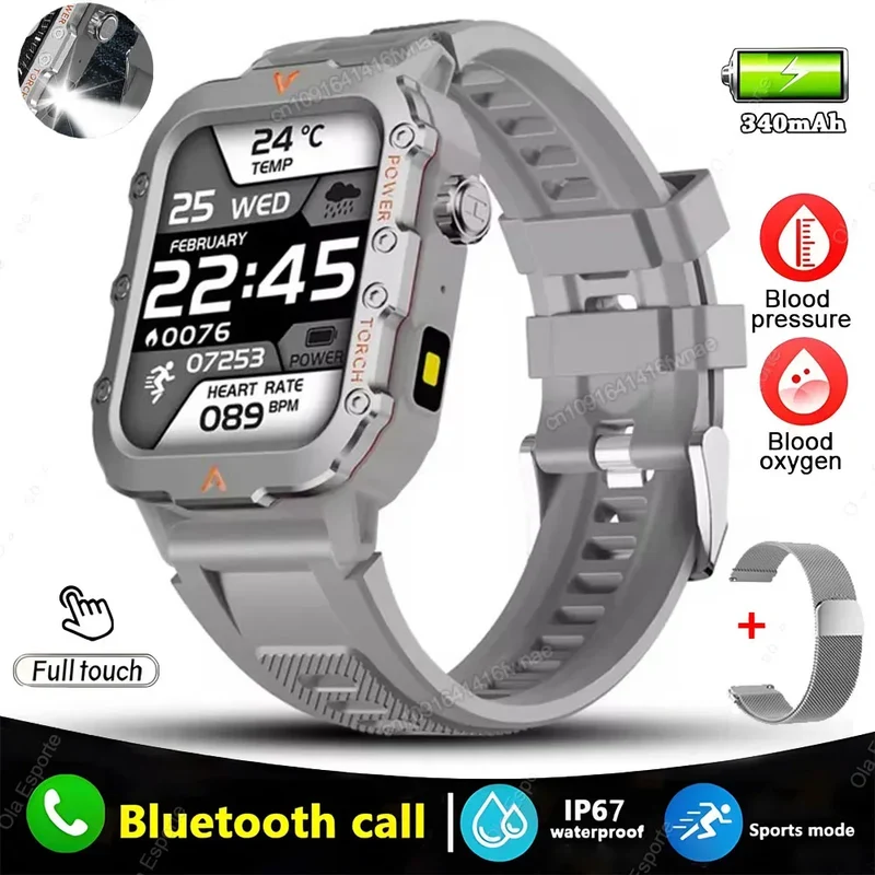 2025 Smartwatch New GPS Smart Watch Men 1.71 Inch HD Display Screen GPS & Make/Receive Phone Calls 340mAh Battery Smart Bracelet