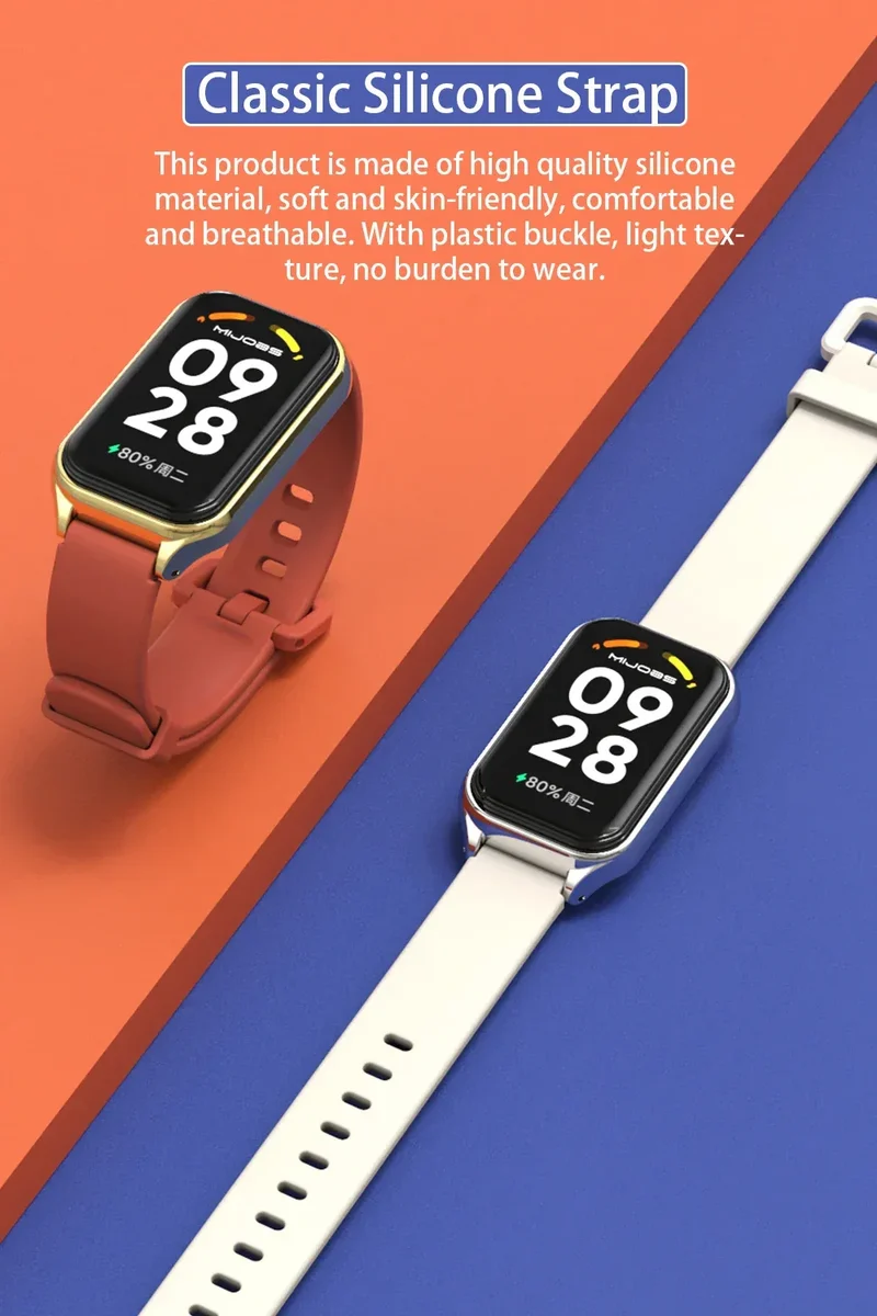 Strap for Redmi Smart Band 2 3 Bracelet Silicone Wristband Replacement Accessories Waterproof Watch Band for Redmi Band 2 Correa