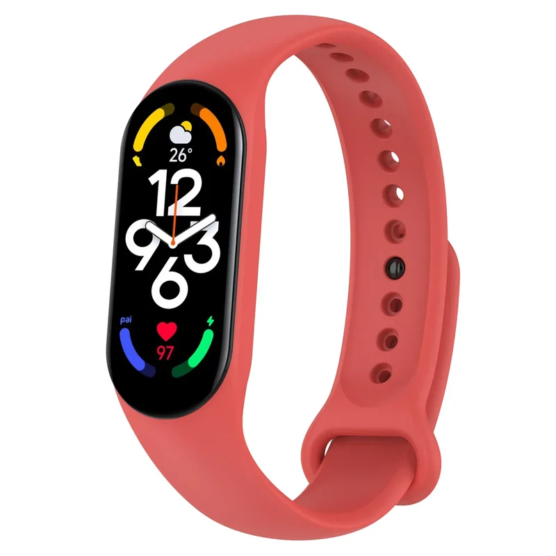 NEW 2022 Watch Strap for Xiaomi Mi Band 7 Wristband Silicone Bracelet Wrist Straps MiBand band7 Smartwatch Accessories