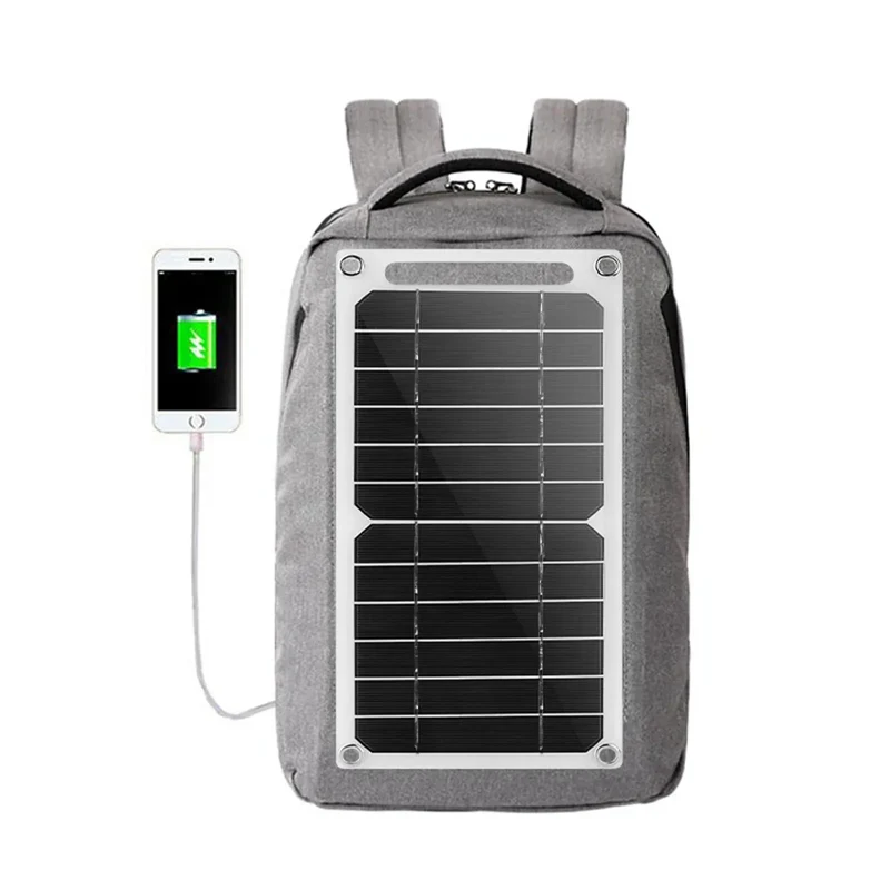 5V 6W Small Solar Panel Power Outdoor Waterproof Hike Camping Portable Solar Charger For Car Moblie Phone Battery Charger