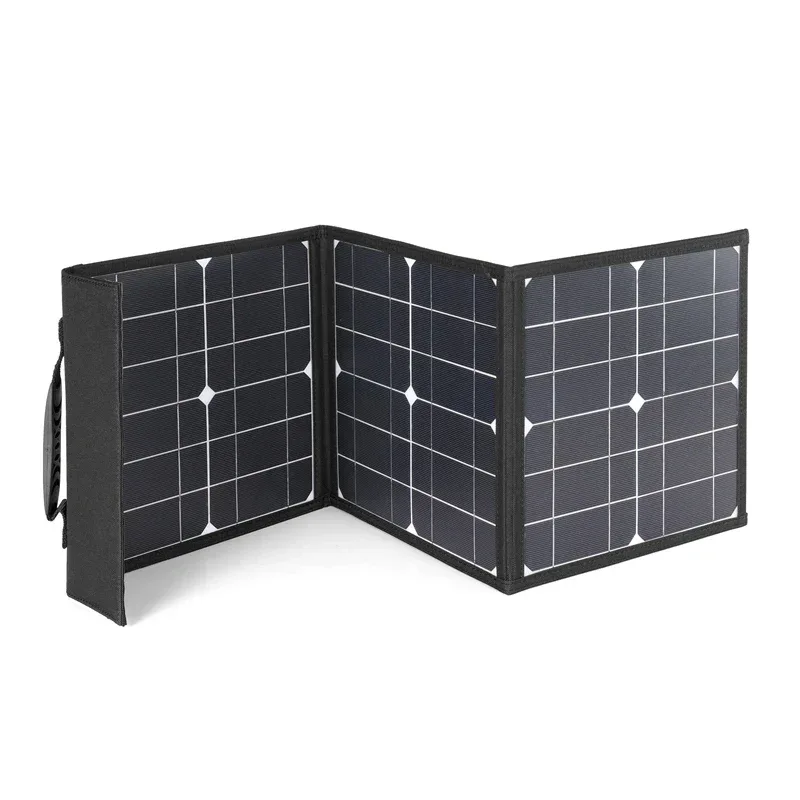 100W Foldable Solar Panel DC+USB Fast Charging 18V Portable Folding Bag Power Bank for Mobile Phone Camping Outdoor Emergency