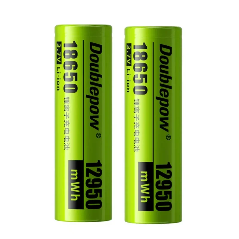 2pcs/lot 18650 rechargeable battery 12950mwh 3.7V lithium battery with 2 slot multi-function charger