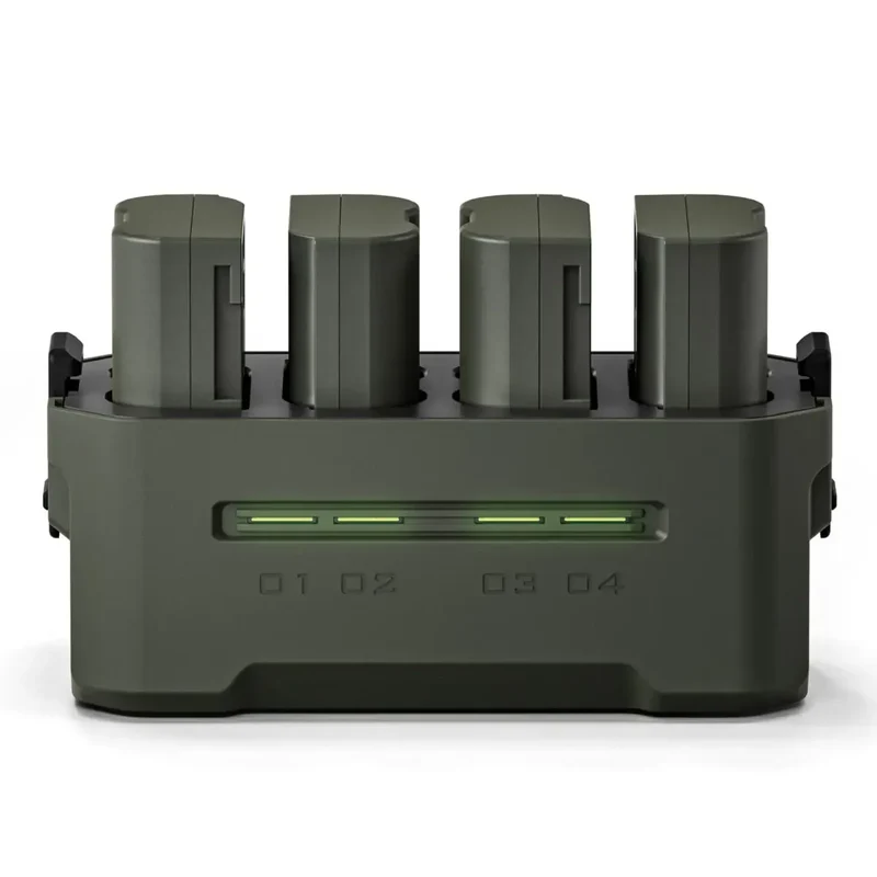 TILTA EN-EL15C Battery 2400mAh Portable Charging Station (4 Channel) for Nikon ZR Z8 Z7 Z6 Z63/62 Z5 ZF Z7II Z6II D850 D810 D710