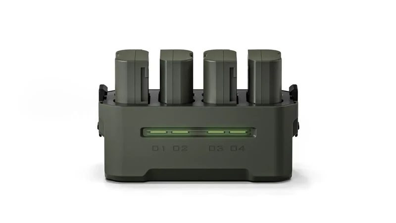 TILTA EN-EL15C Battery 2400mAh Portable Charging Station (4 Channel) for Nikon ZR Z8 Z7 Z6 Z63/62 Z5 ZF Z7II Z6II D850 D810 D710