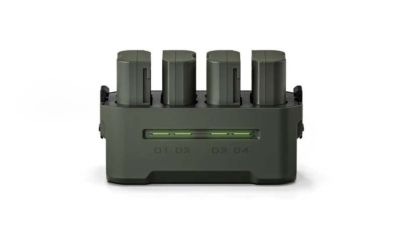 TILTA EN-EL15C Battery 2400mAh Portable Charging Station (4 Channel) for Nikon ZR Z8 Z7 Z6 Z63/62 Z5 ZF Z7II Z6II D850 D810 D710