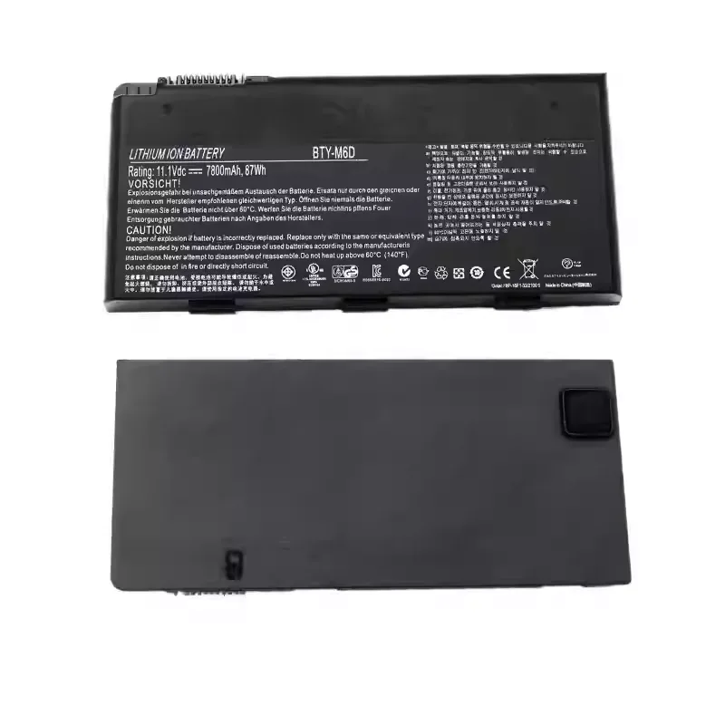Compatible with MSI GT60/70 GX660/680 MS-1763 laptop battery BTY-M6D