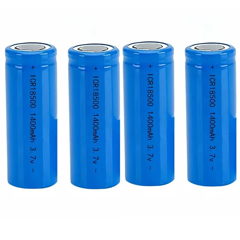 2Pcs/Lot 3.7V 18500 1400mAh rechargeable lithium battery 3.7V strong light flashlight anti-light special lithium battery