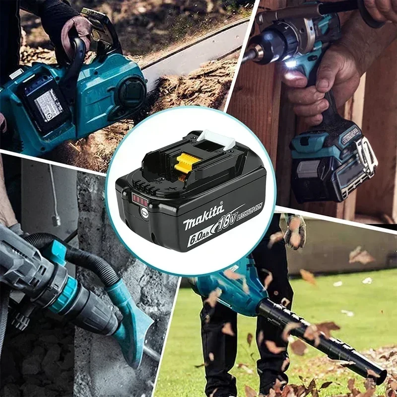 100% Genuine Makita Battery 18V 6Ah 9Ah Rechargeable Lithium Battery High Capacity for Makita Cordles Power Tool Battery