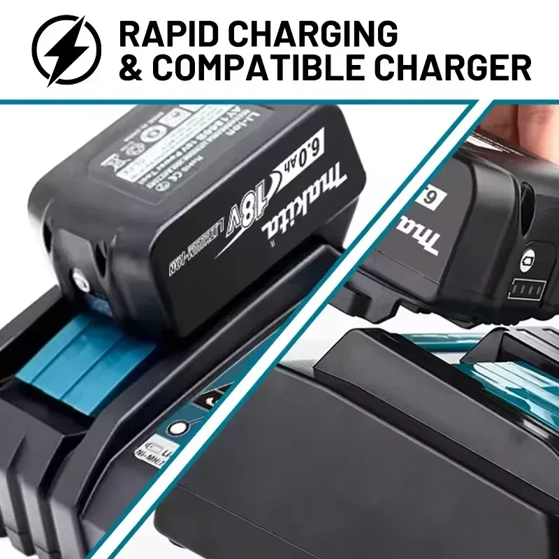 100% Genuine Makita Battery 18V 6Ah 9Ah Rechargeable Lithium Battery High Capacity for Makita Cordles Power Tool Battery