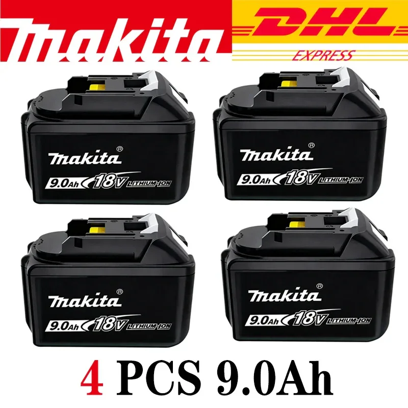 100% Genuine Makita Battery 18V 6Ah 9Ah Rechargeable Lithium Battery High Capacity for Makita Cordles Power Tool Battery