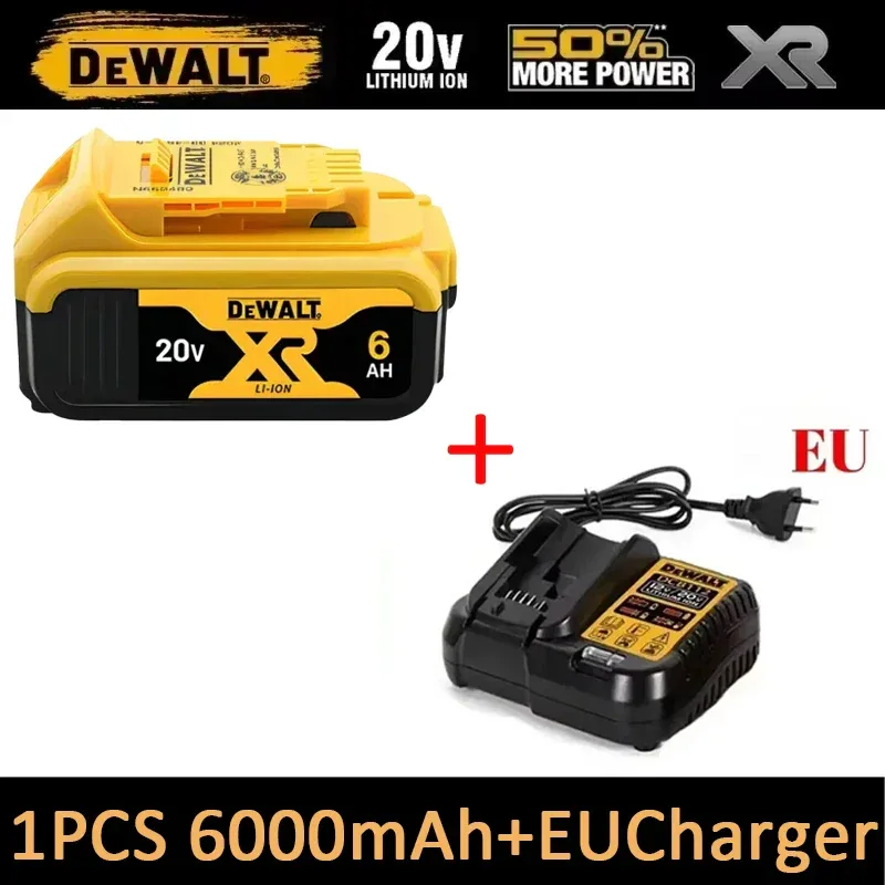 100%Original DEWALT battery 35 20V 5/6Ah rechargeable lithium-ion battery，DCB205 DCB201 DCB203 Power Tool battery. DEWALT